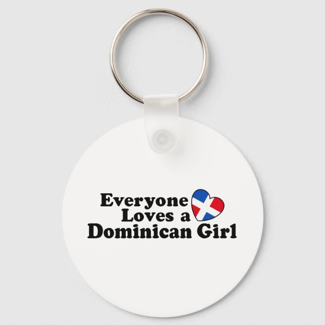 Porte-clés Fille dominicaine (Recto)