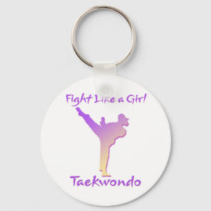 Porte-clés Fille du Taekwondo