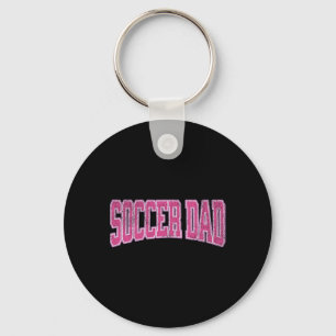 Porte-clés Fille Footballeuse Fière Papa Footballeur Fille