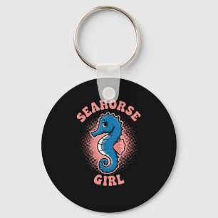 Porte-clés Fille Hippocampe Amoureux de l'Hippocampe Hallowee