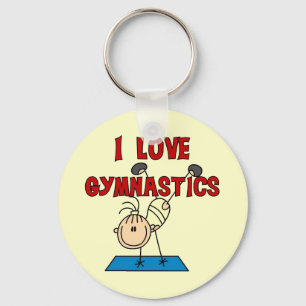 Porte-clés Fille J'adore La Gymnastique