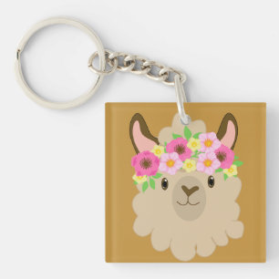Porte-clés Fille Llama Porte - clé