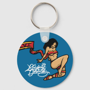 Porte-clés Fille originale de bannière de Criminalz