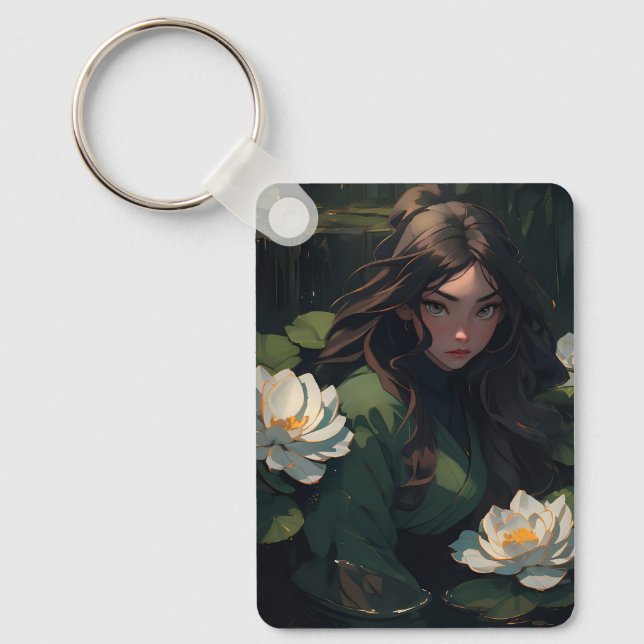 Porte-clés Fille porte - clé (Recto)