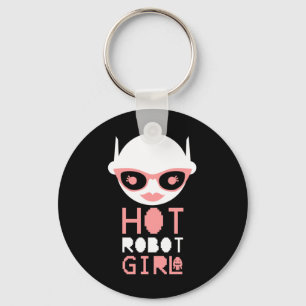Porte-clés Fille robot chaude