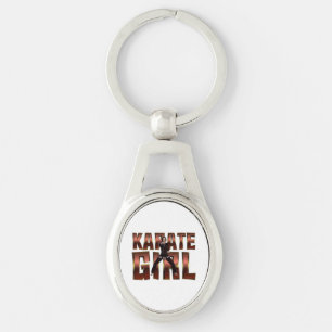 Porte-clés Fille SUPÉRIEURE de karaté
