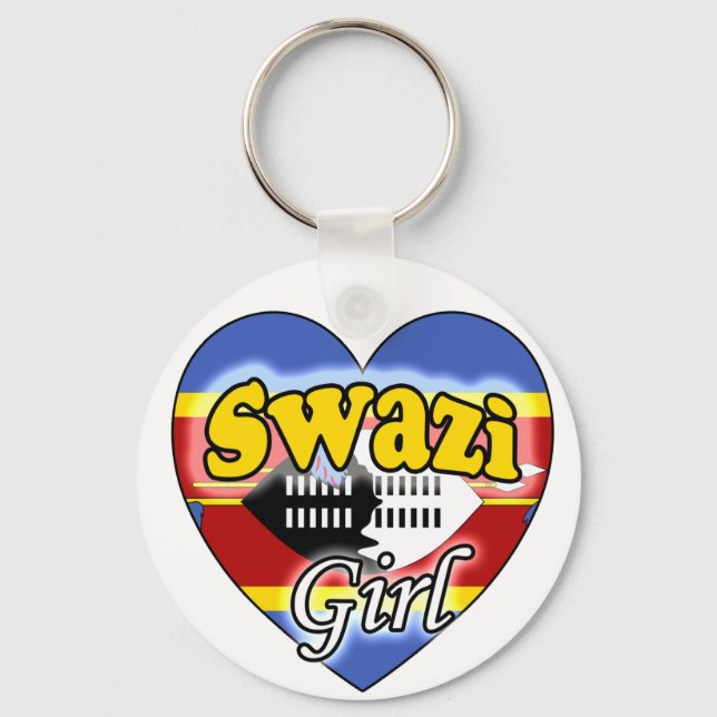 Porte-clés Fille swazie (Recto)