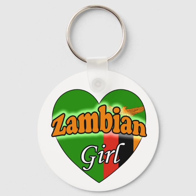 Porte-clés Fille Zambienne (Recto)