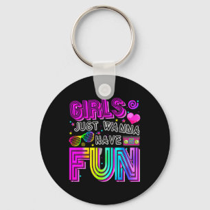 Porte-clés Filles Amusantes Je Veux Juste Avoir Amusé Awesome