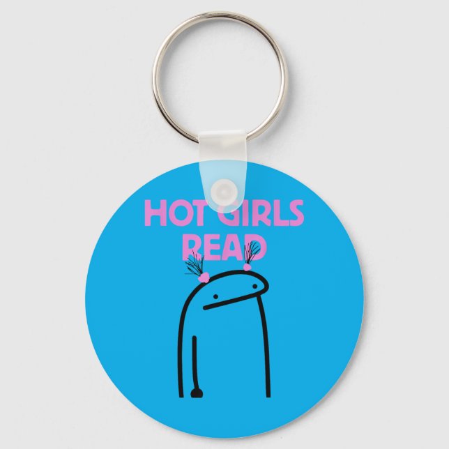 Porte-clés Filles Chaudes Lisent (Recto)