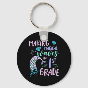 Porte-clés Filles de 1re année mignonne sirène Frist Day Kids