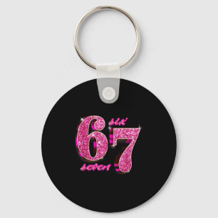 Porte-clés Filles drôles Nk Coquette 67 Six Sept Mème Brainro