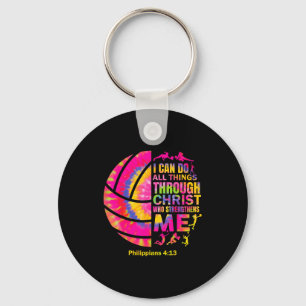 Porte-clés Filles Femmes Volleyball Adolescent Chrétien Chris