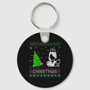 Porte-clés Filles Sage-femme Xmas Arbre Éclairage de Noël lai