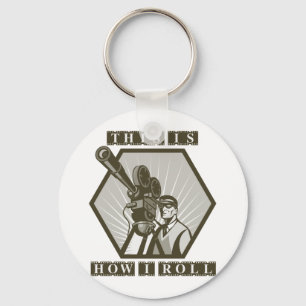 Porte-clés film tv film caméra réalisateur