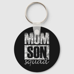 Porte-clés Fils maman Squad Fête des mères jumeler maman fils