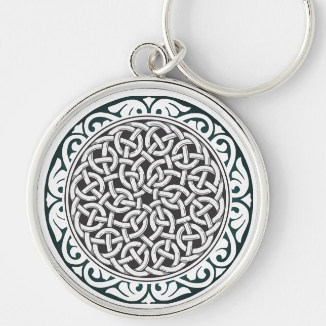 Porte-clés Fils spiraux comme motif Designer Porte - clé (Devant)