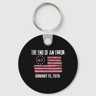 Porte-clés Fin D'Une Erreur Trump Jour D'Inauguration 20 Janv