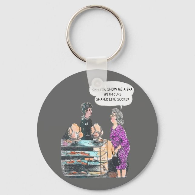 Porte-clés Finding the Right Bra Keychain (Recto)