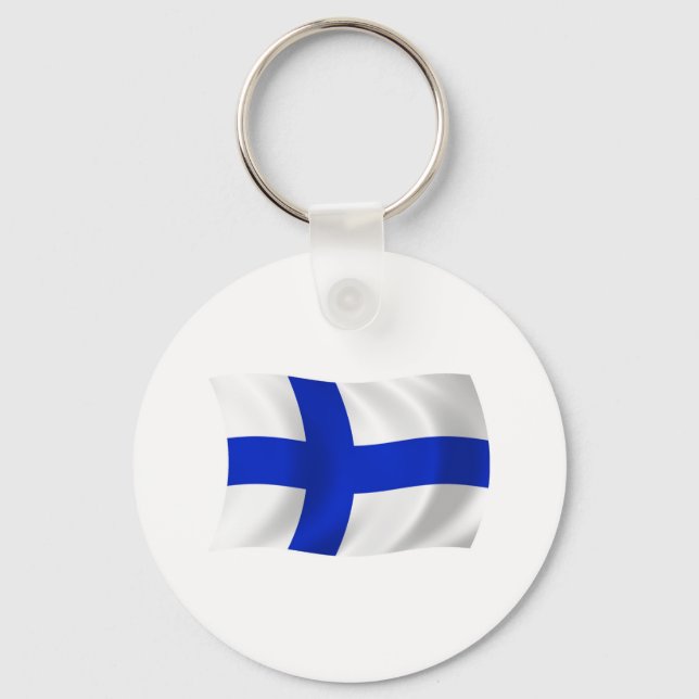 Porte-clés Finland Flag Keychain (Recto)