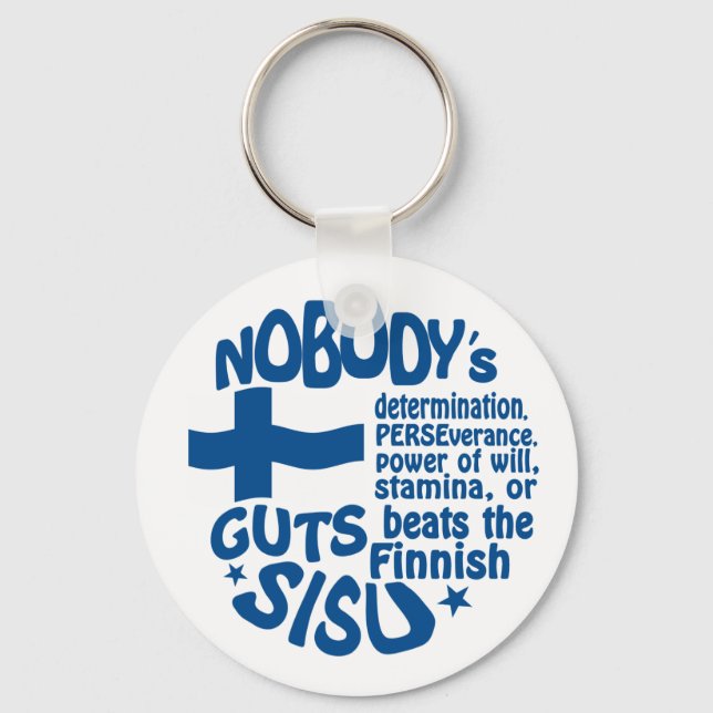 Porte-clés Finnish SISU key chain (Recto)