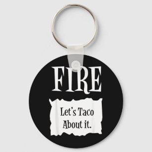 Porte-clés FIRE - Costume de taco Halloween Hot Packet