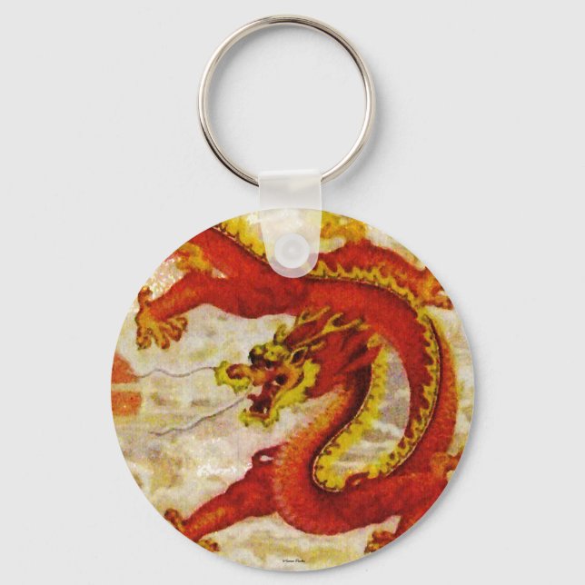 Porte-clés Fire Dragon Keychain (Recto)