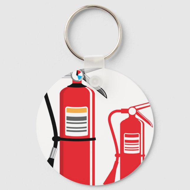 Porte-clés Fire extinguisher Vector (Recto)