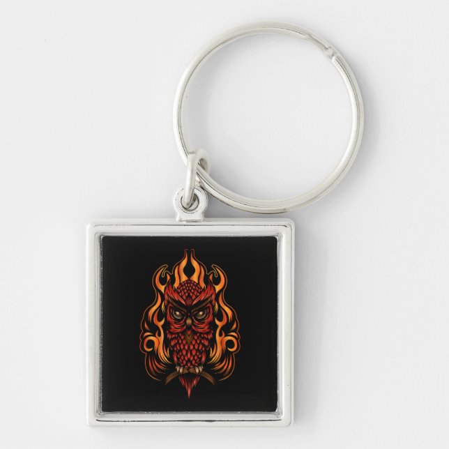 Porte-clés Fire owl (Devant)