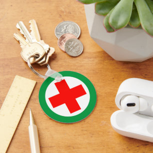 Porte-clés First Aid - Medic - Ambulance, Help Keychain