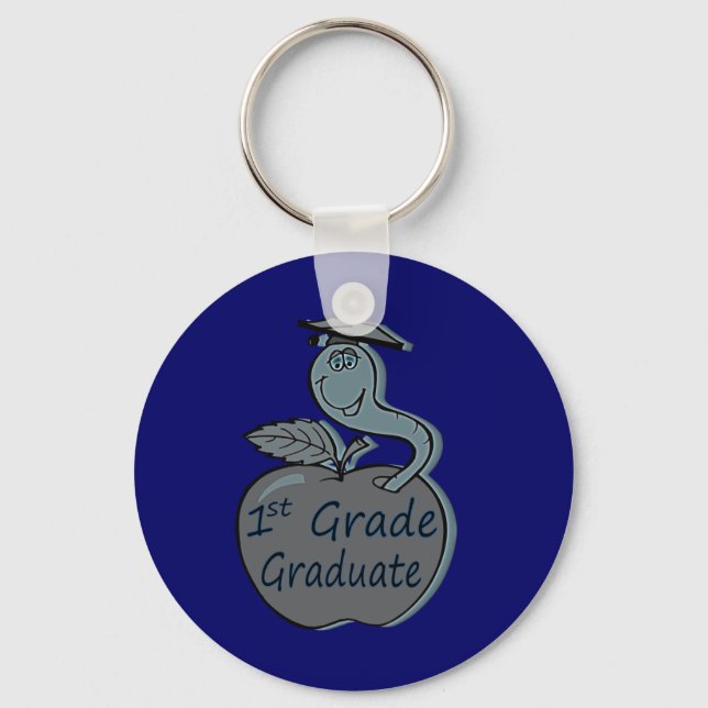 Porte-clés first.grade.graduate.apple (Recto)