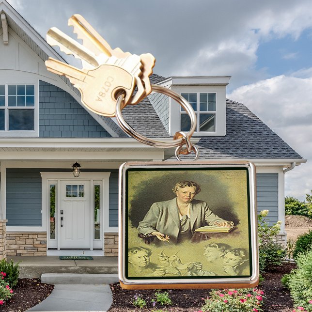 Porte-clés First Lady Anna Eleanor Roosevelt (First Lady Anna Eleanor Roosevelt Keychain)