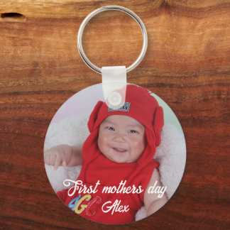 Porte-clés First mother's day custom photo