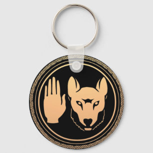 Porte-clés First Nations Keychain Native Wolf Art Metis Gifts
