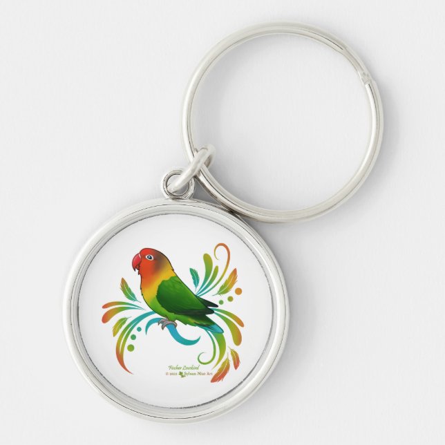 Porte-clés Fischer Lovebird (Devant)
