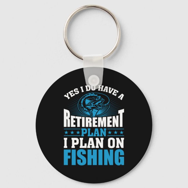 Porte-clés Fisher Art I Plan De Pêche (Recto)