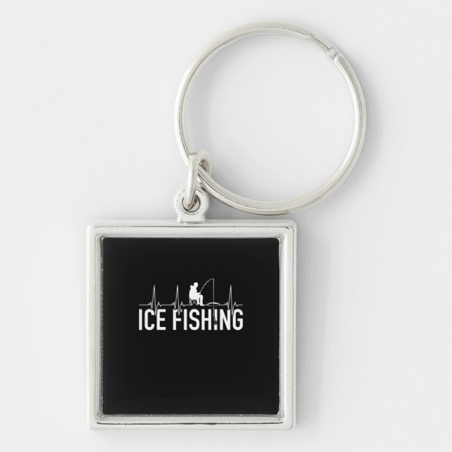 Porte-clés Fisher Ice Fishing Hearbeat (Devant)