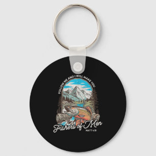 Porte-clés Fisher Of Men Matthew 419 Christian Fishing Dad Bi