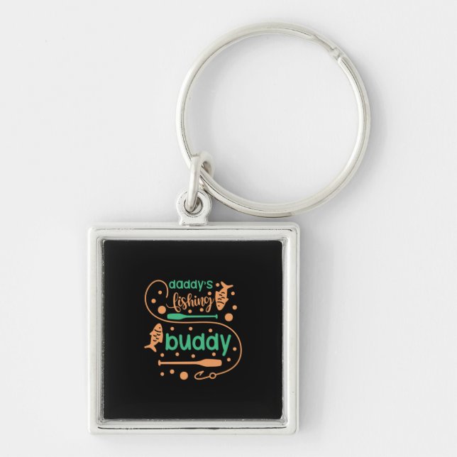 Porte-clés Fishing Art Daddy Fisher Friends (Devant)