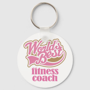 Porte-clés Fitness Coach Pink Cadeau