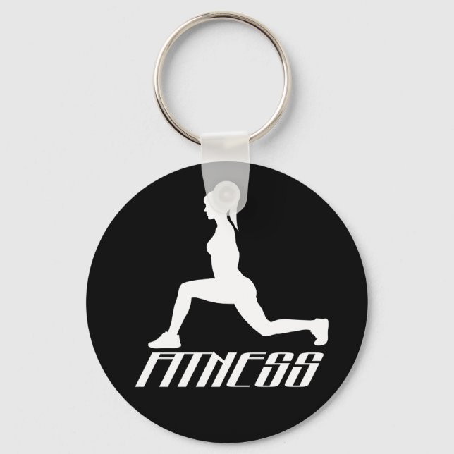 Porte-clés Fitness girl (Recto)