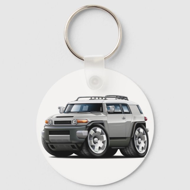 Porte-clés Fj Cruiser Silver Car (Recto)