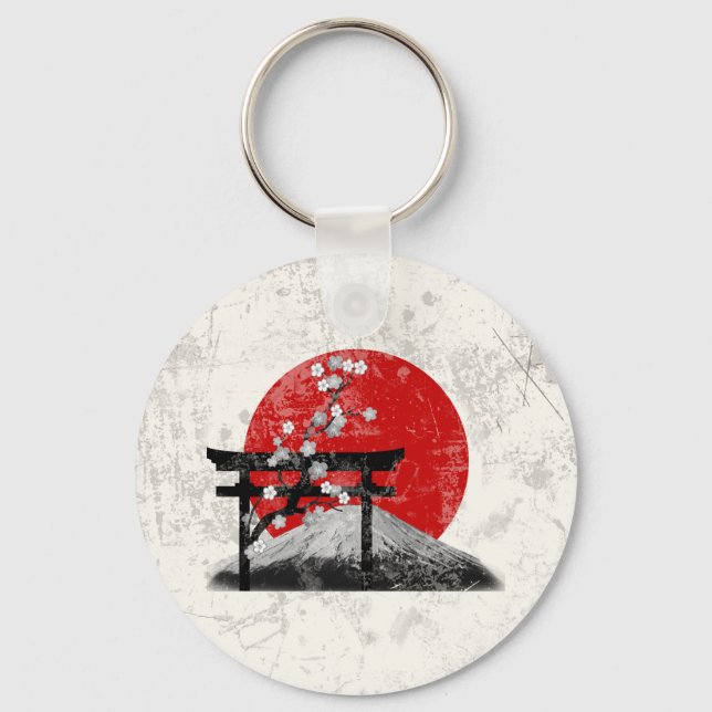 Porte-clés Flag and Symbols of Japan ID153 (Recto)