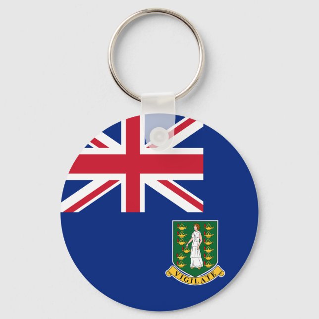 Porte-clés Flag des îles Vierges britanniques (Recto)