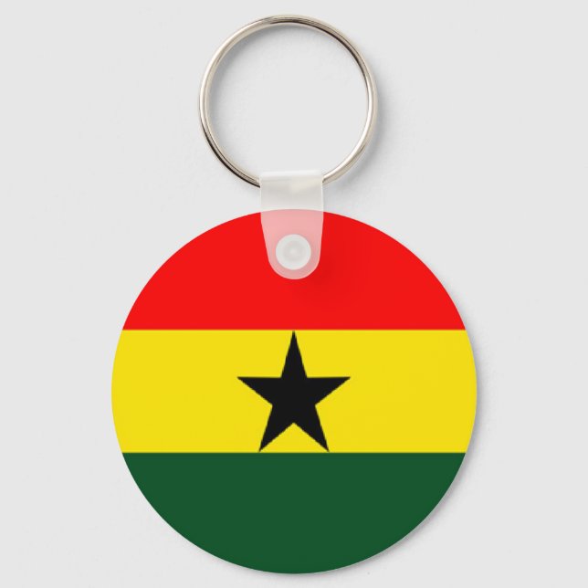 Porte-clés Flag du Ghana (Recto)