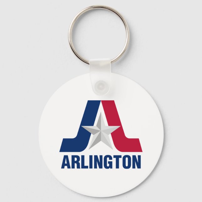 Porte-clés Flag of Arlington, Texas Keychain (Recto)
