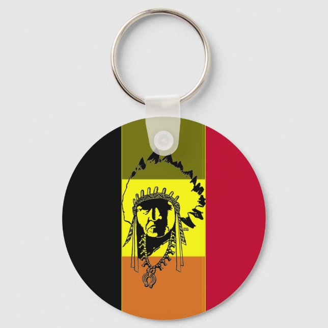 Porte-clés Flag Of Belgium Striped Indian Keychain (Recto)