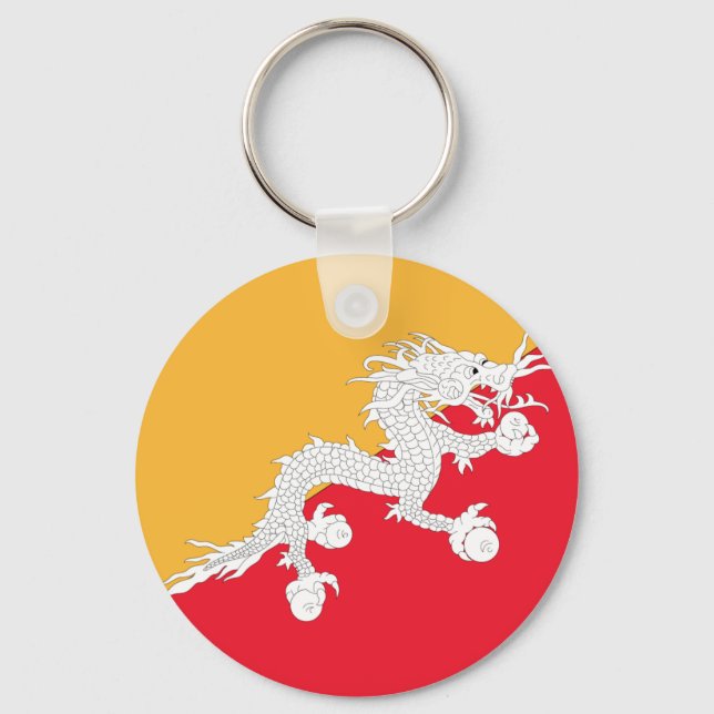 Porte-clés Flag of Bhutan (Recto)