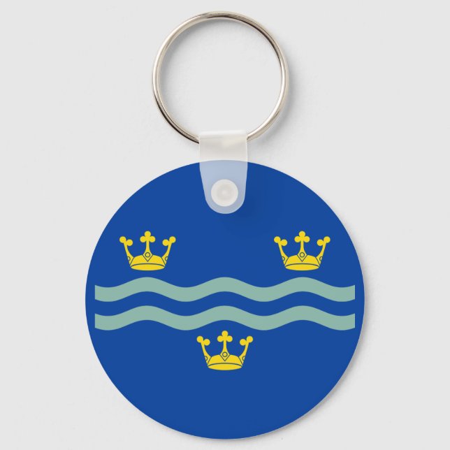 Porte-clés Flag of Cambridgeshire Keychain (Recto)