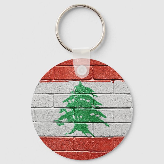 Porte-clés Flag of Lebanon (Recto)